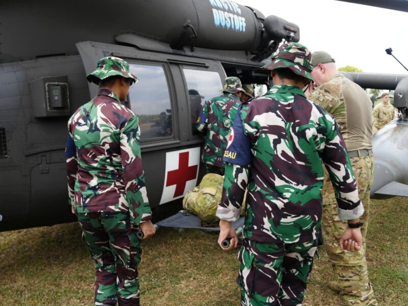 TNI Gelar Air Medevac Dalam Latihan Multinasional SGS 2026