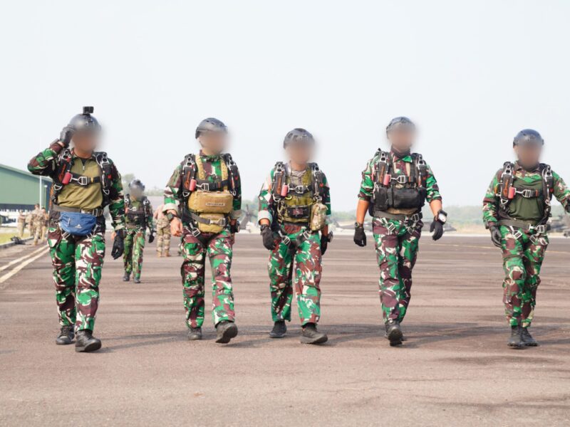 Prajurit SOF TNI dan US Army Sukses Laksanakan Infiltrasi Udara Dalam Latihan Super Garuda Shield 2026