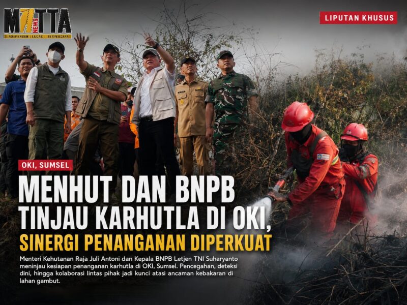 Menteri Kehutanan dan BNPB Tinjau Karhutla di OKI Sinergi Penanganan Diperkuat – Detiktoday.com