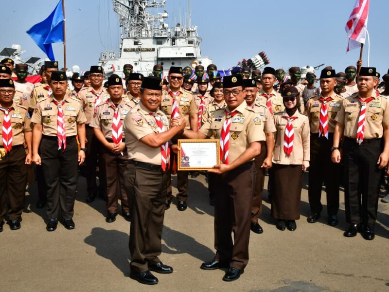 BENTUK GENERASI MUDA BERVISI MARITIM, TANGGUH DAN SIAP HADAPI ERA DISRUPSI, TNI AL GELAR APEL SAKA BAHARI 2026