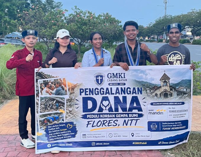 GMKI Batam Galang Dana untuk Korban Gempa Flores, Bantuan Dikoordinasikan hingga ke NTT – Detiktoday.com