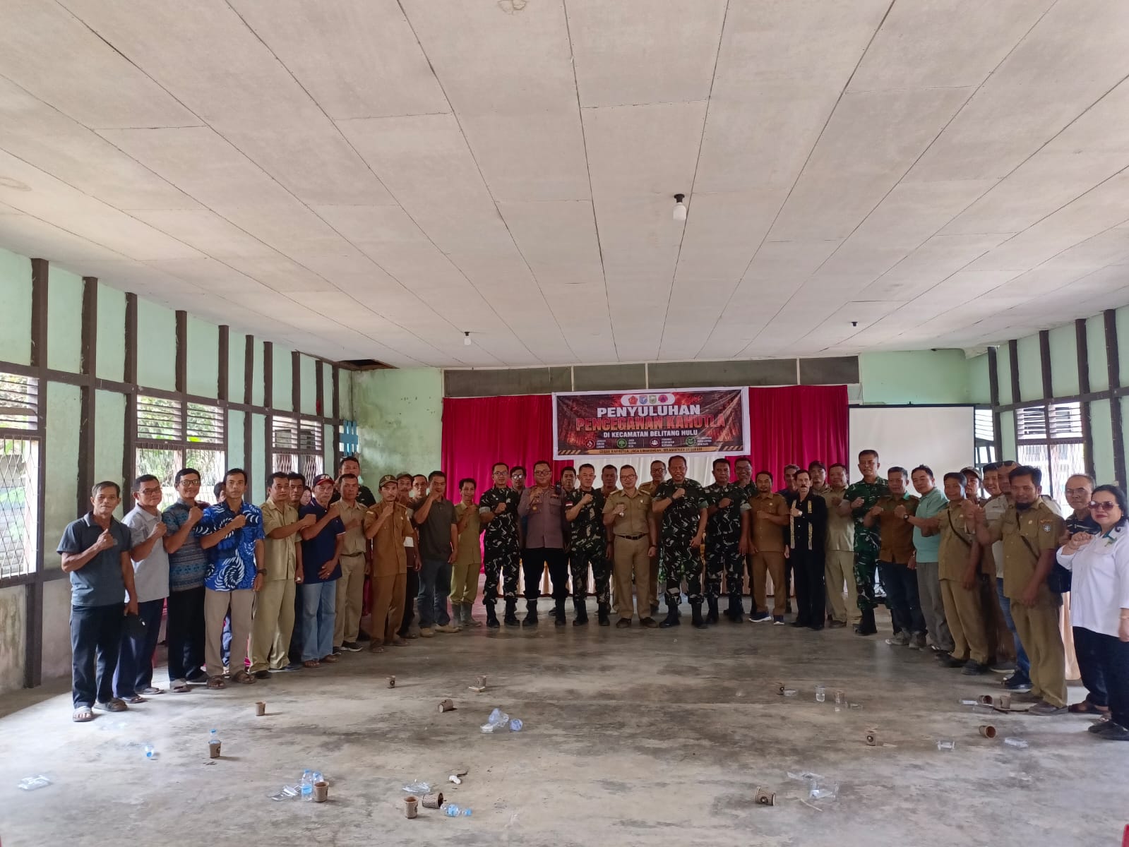 TNI Perkuat Penanganan Karhutla, Tim Sosialisasi Kodau I Edukasi Warga