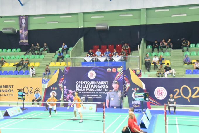 Piala Panglima TNI 2026: Dankoharmatau Beri Motivasi Atlet TNI di Bandung
