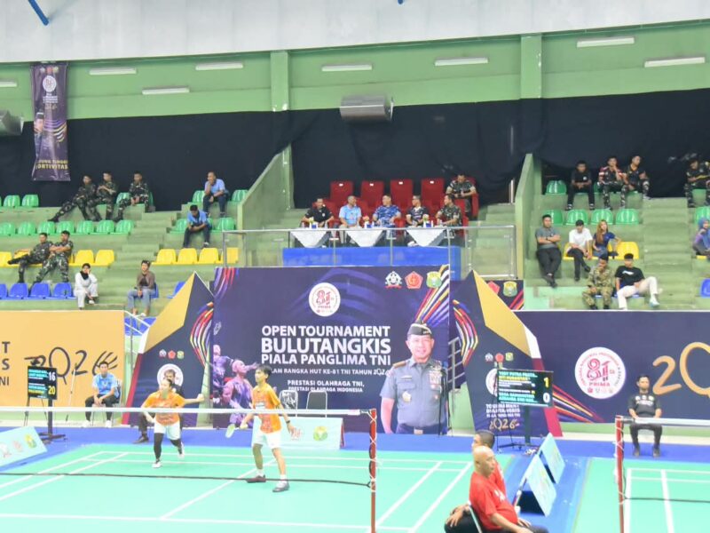 Piala Panglima TNI 2026: Dankoharmatau Beri Motivasi Atlet TNI di Bandung